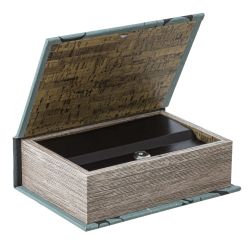 GAEM Шкатулка-книга c замком, L16 W7 H22 см