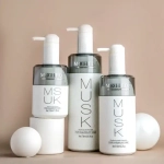Шампунь для волос Mocheqi musk hydrolyzed keratin с кератином и маслом жожоба от выпадения  518 мл