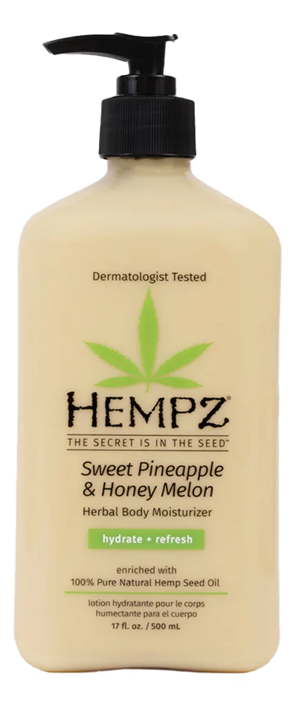 Hempz Молочко для тела увлажняющее Ананас и Медовая Дыня-Sweet Pineapple & Honey Melon Herbal Body Moisturizer,500 мл