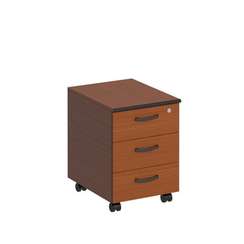 Тумба выкатная 3-ящичная с замком ДР 217 ОФ
