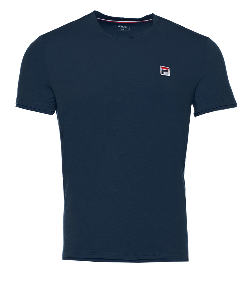 Мужская теннисная футболка Fila T-Shirt Milan M - peacoat blue