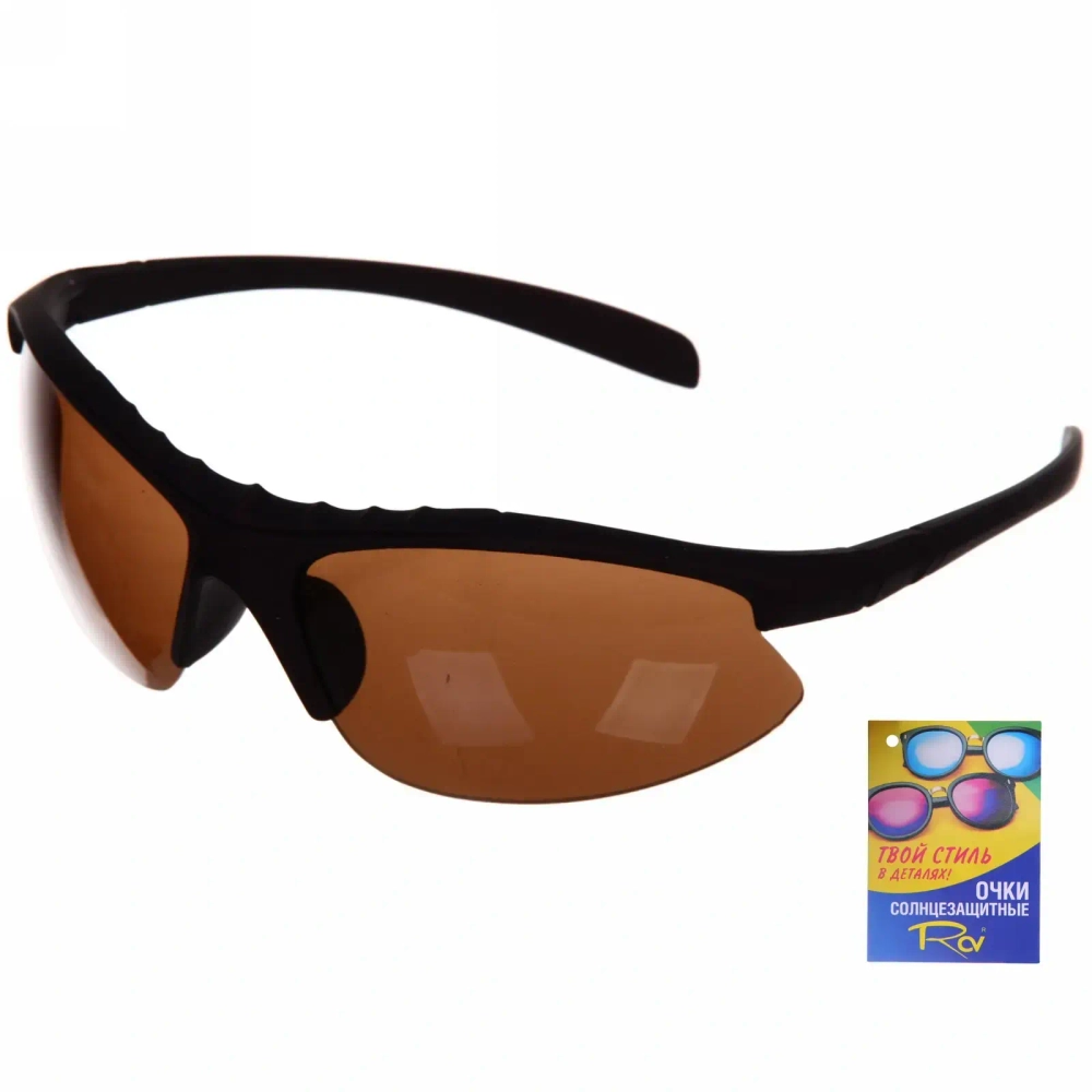 Очки солнцезащитные спортивные « SPORT Style - матовые», цвет коричневый