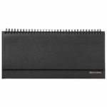 Планинг настольный недатированный (305х140 мм) BRAUBERG "Select", балакрон, 60 л., черный, 123797