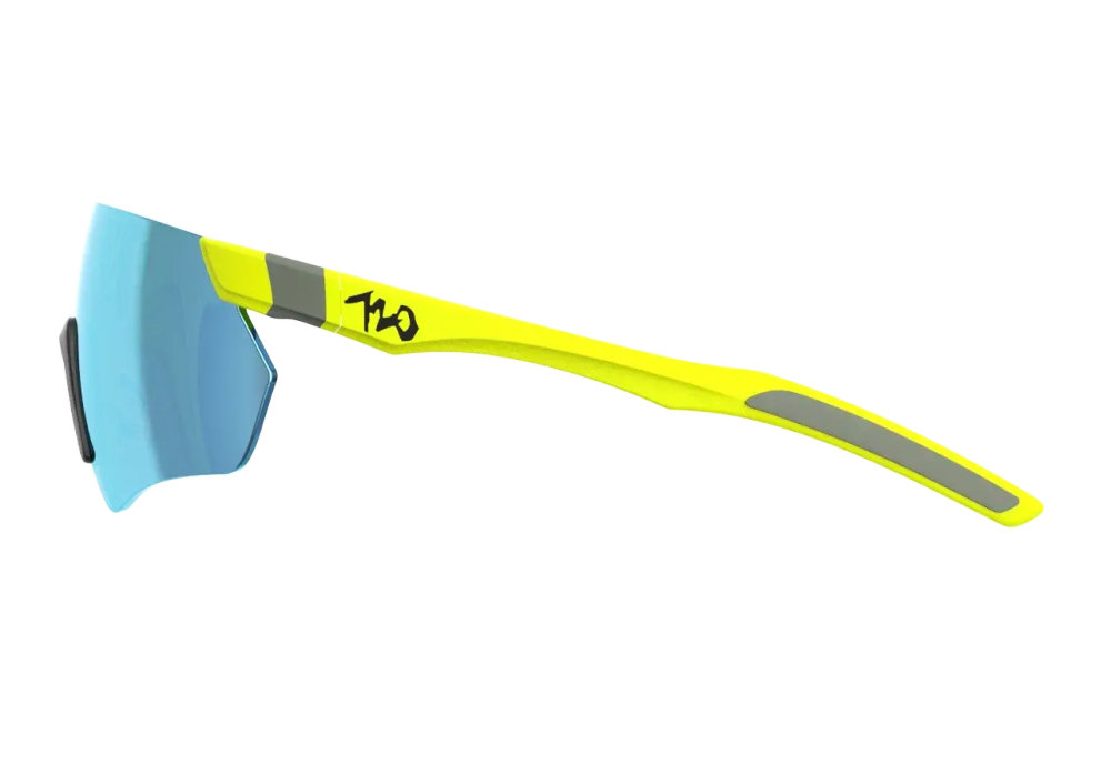 Спортивные очки 720armour Elfo / Matte Neon Lime Green / HC Brown Lake Blue Lens