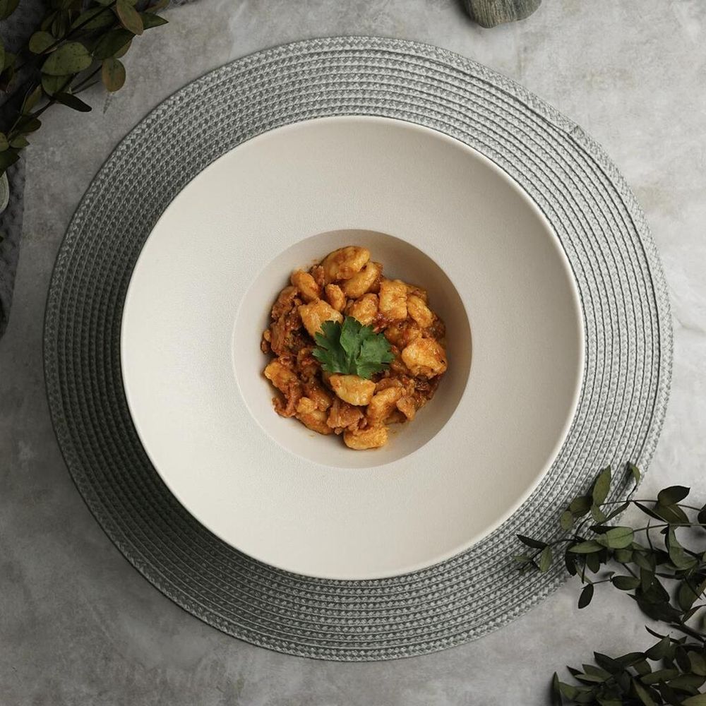 Тарелка глубокая 400 мл d 24 см h9 см для пасты   Noble [2]