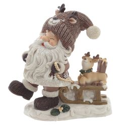 GAEM Фигурка декоративная "Дед Мороз", L11,5 W7 H12 см, 2в.