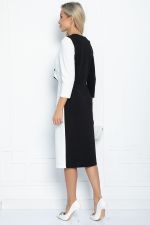 Платье Эванесса (черно-белое) П12747-35М LT Collection