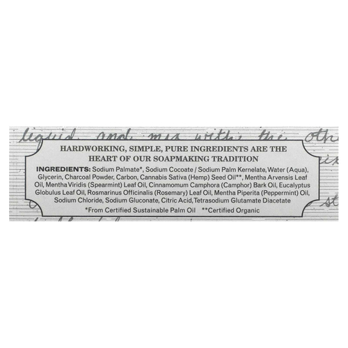 The Grandpa Soap Co., Мыло для лица и тела, древесный уголь, 120 г (4,25 унции)