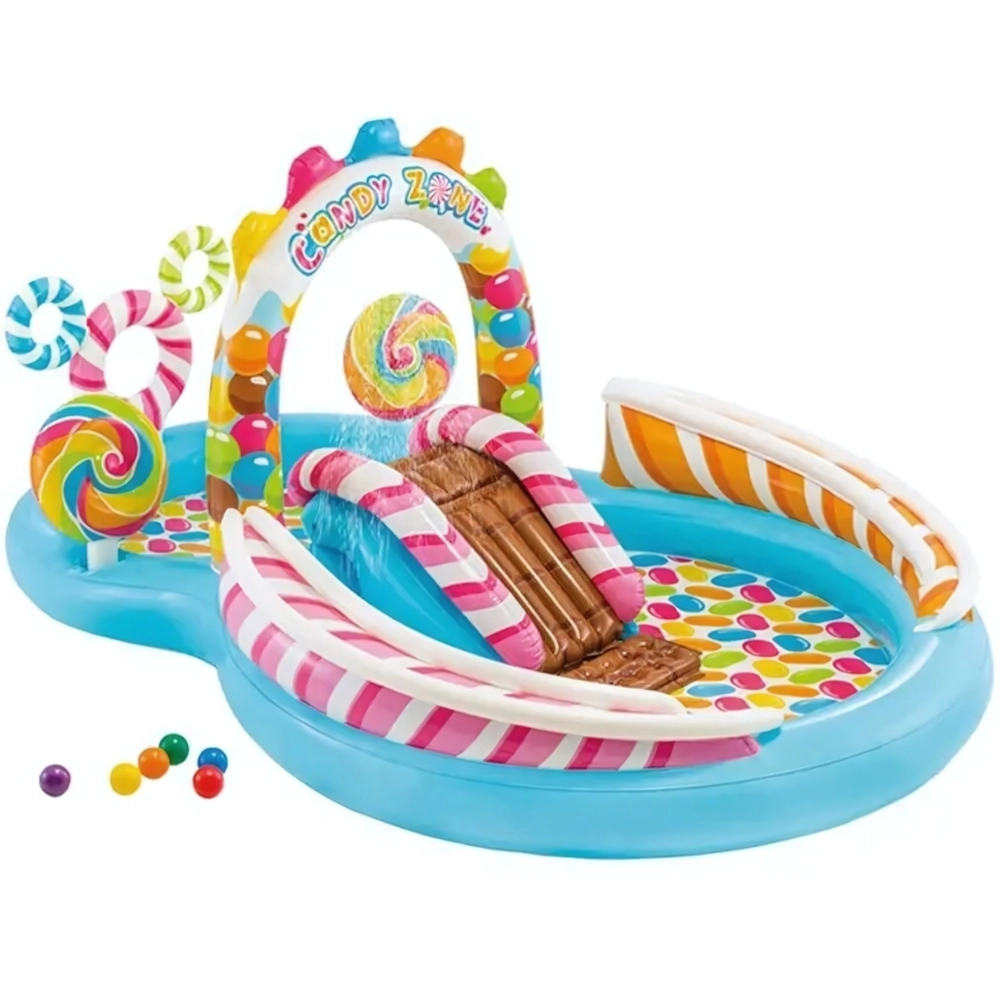 Игровой центр с бассейном Candy Zone от 3 лет 295*191*130 см Intex (57149NP)