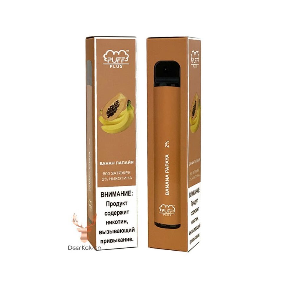 Puff &quot;Banana Papaya&quot; (Банан Папайя) 800 затяжек