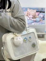 Сумка через плечо с прозрачным окошком