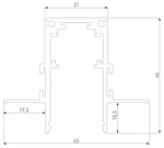 Трек встраиваемый Elektrostandard Slim Magnetic a067505