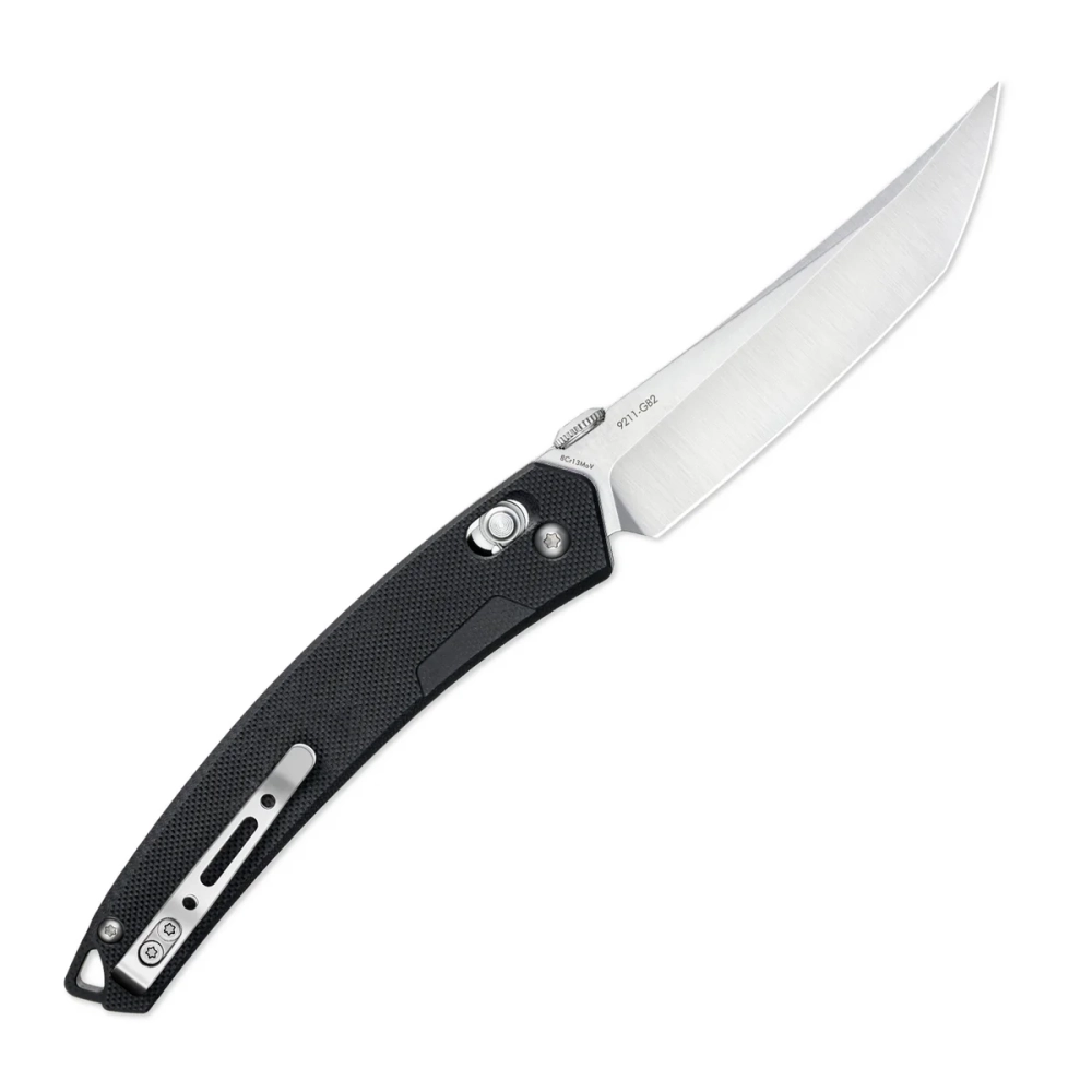 Нож складной SRM 9211-GB2 Satin (8Cr13MoV, Black G10)