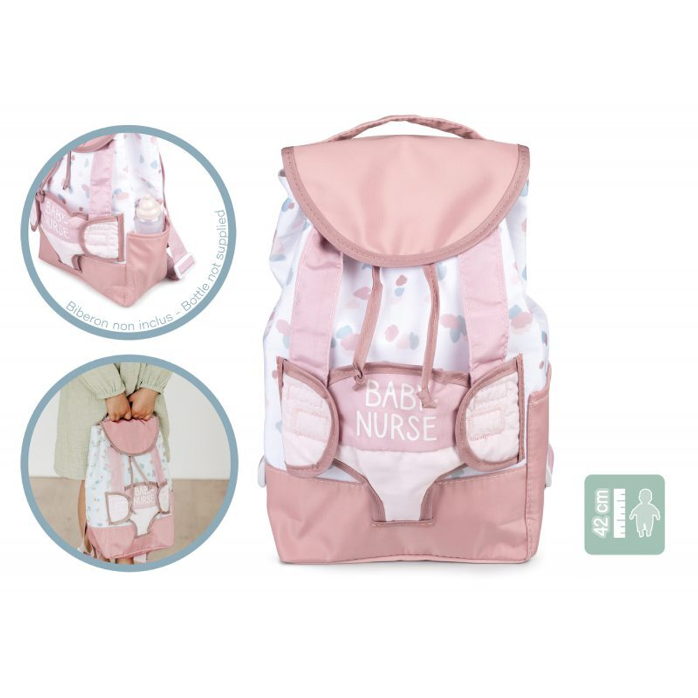Smoby Baby Nurse - Рюкзак с переноской для кукол 220321