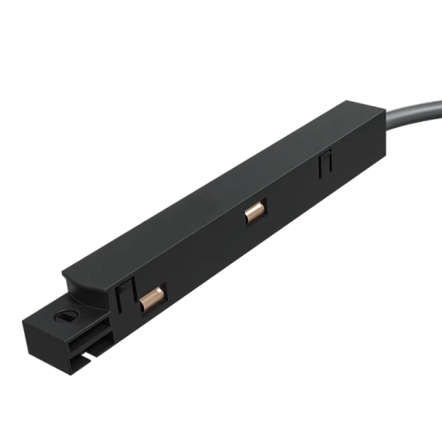 Вводной коннектор питания для магнитной трековой шины Vaes VECTOR, цвет чёрный