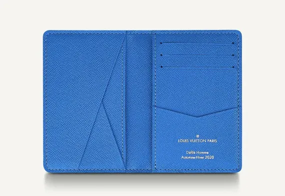 Карманный органайзер Louis Vuitton голубой
