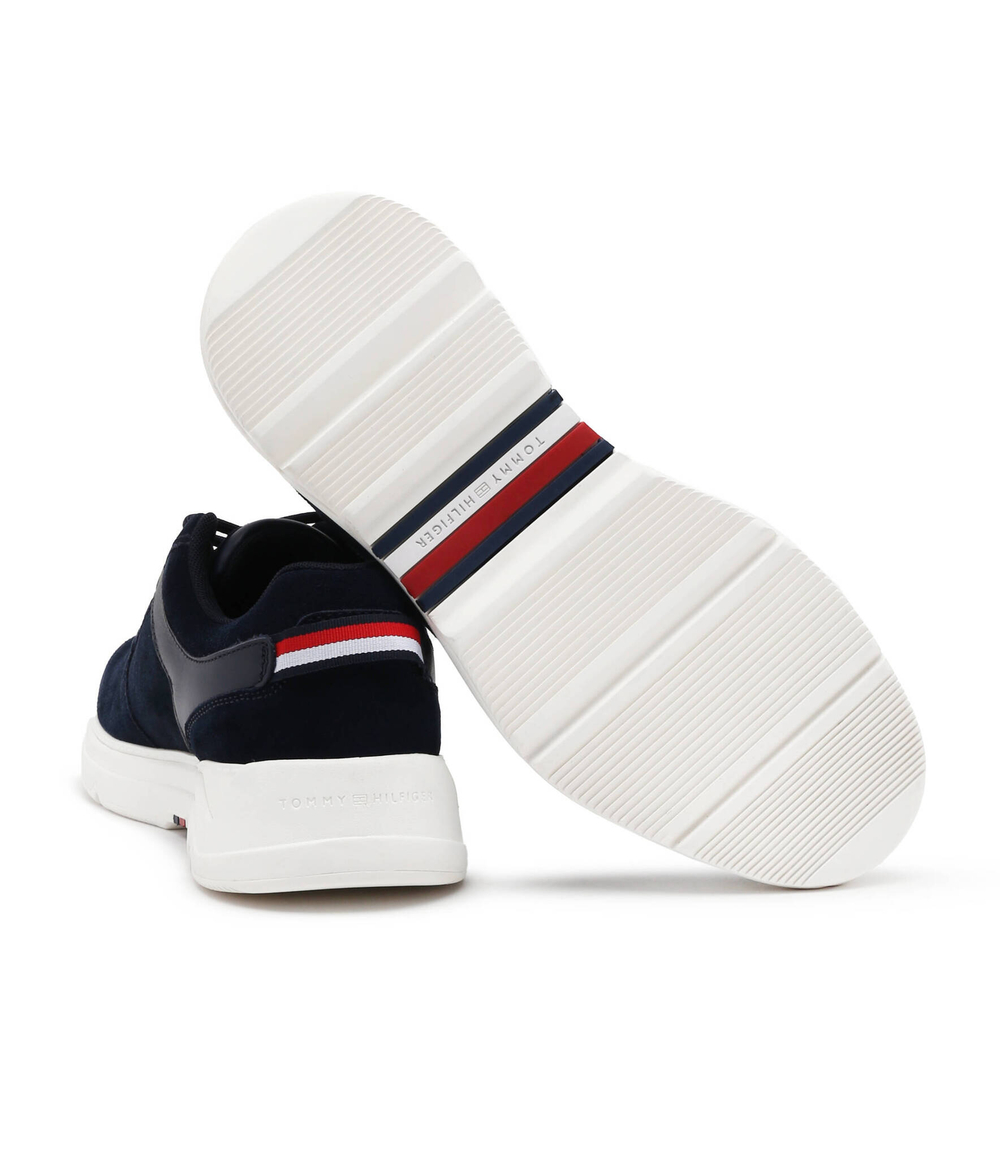 Кожаные кроссовки core hilfiger Tommy Hilfiger - темно-синий(FM0FM04592)