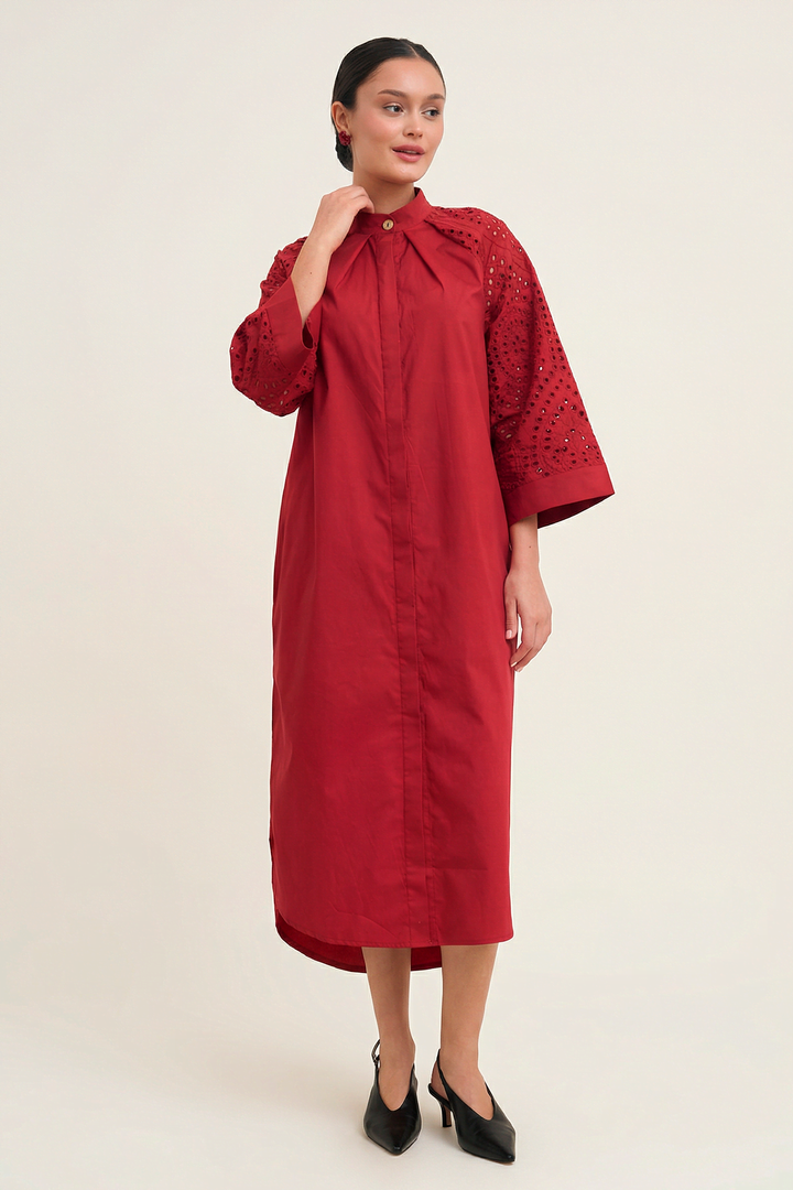 Платье кимоно ажурное