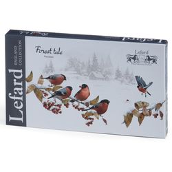 БЛЮДО LEFARD "ЛЕСНАЯ СКАЗКА" 25,5 СМ ПРЯМОУГ. СНЕГИРИ (КОР=24ШТ.)