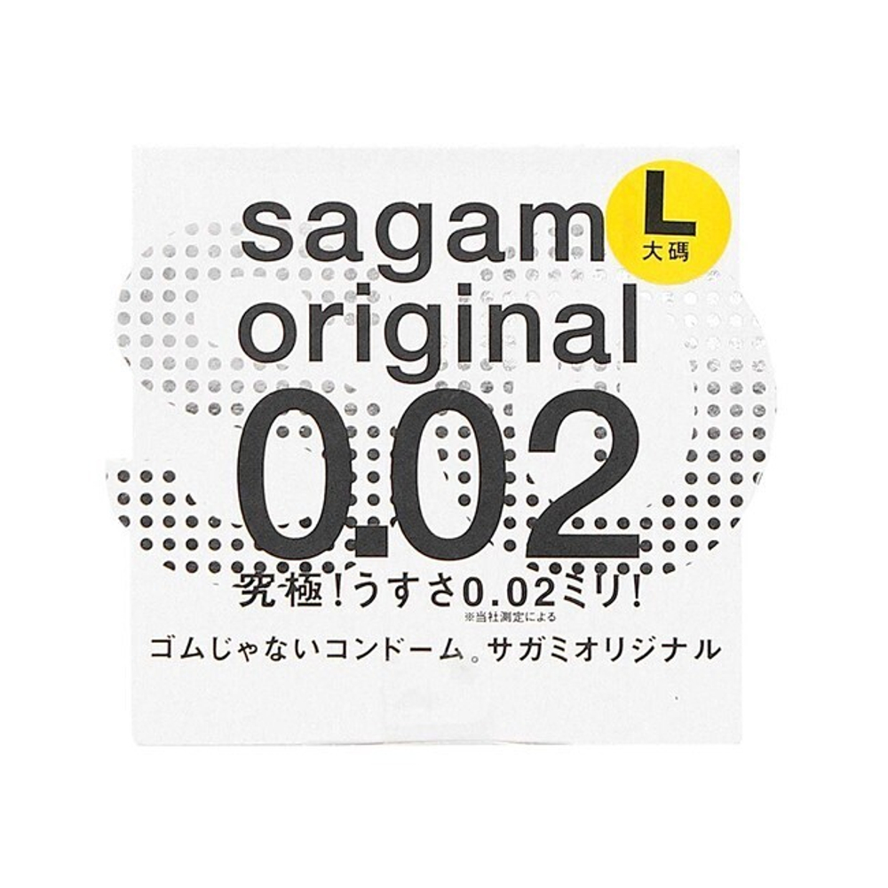 Полиуретановые презервативы Sagami L Original 002 , 1 шт. (Цвет: прозрачный)