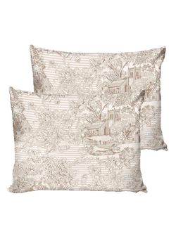 Наволочка комплект 2шт перкаль Сказка "Пастораль" 40x60 см на молнии