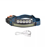 Фонарь Огонь HT-152 налобный яркий с датчиком