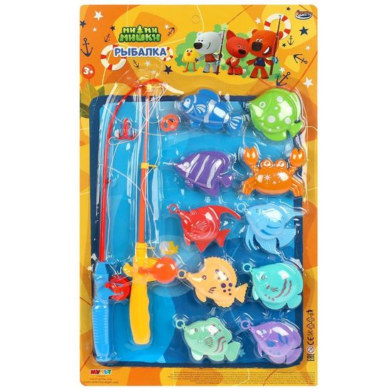 Игра рыбалка Ми-ми-мишки магнит, крючки.блист.50*31*5см ИГРАЕМ ВМЕСТЕ