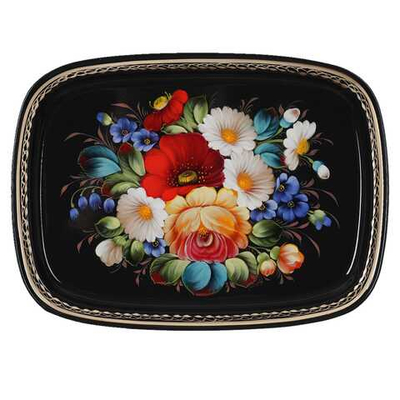 Zhostovo metal tray A12D070425189