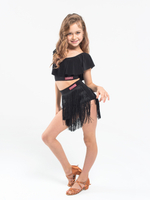 Юбка для латины с бахромой Адель