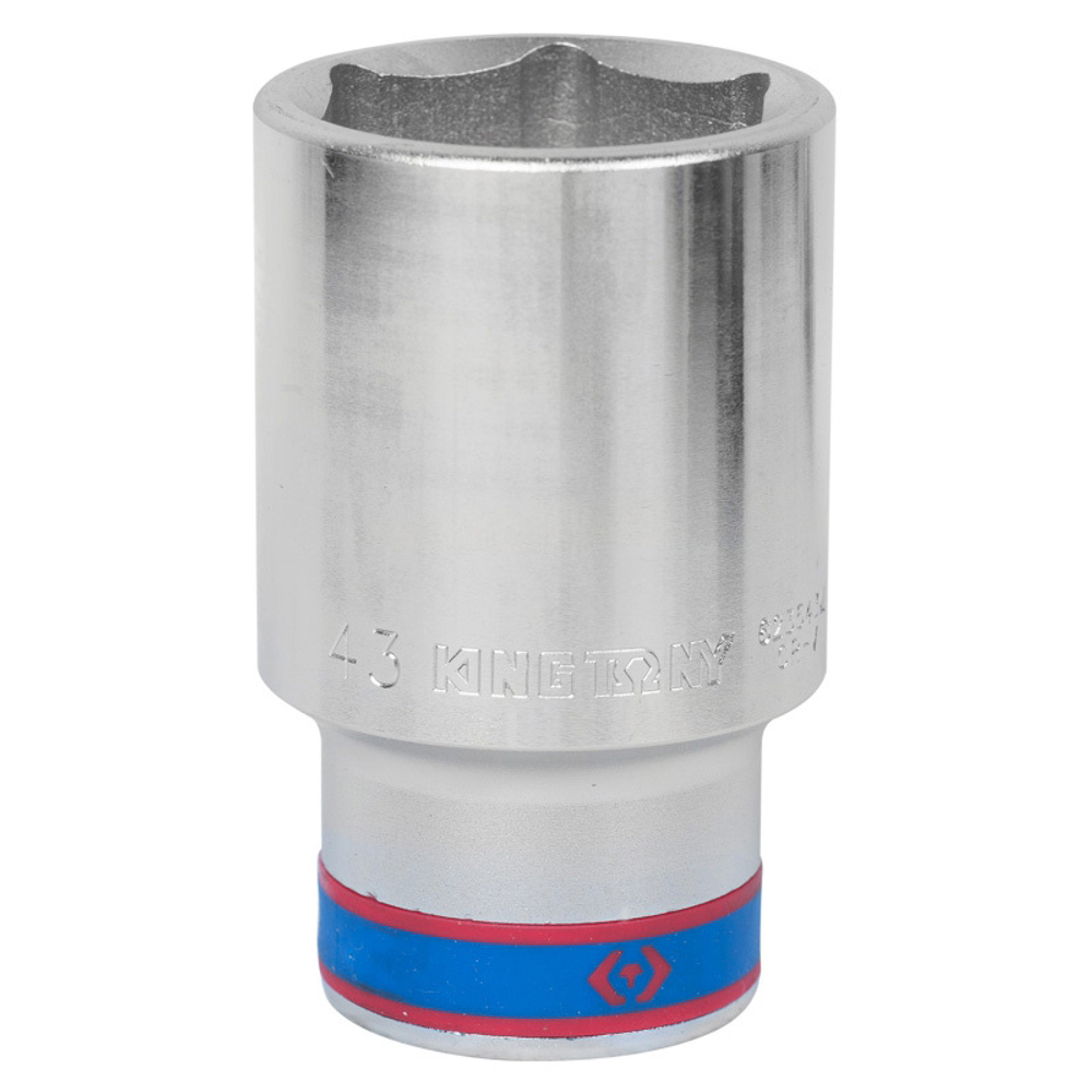 Головка торцевая глубокая шестигранная 3/4&quot;, 43 мм KING TONY 623543M