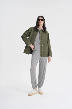 Брюки из тонкого трикотажа