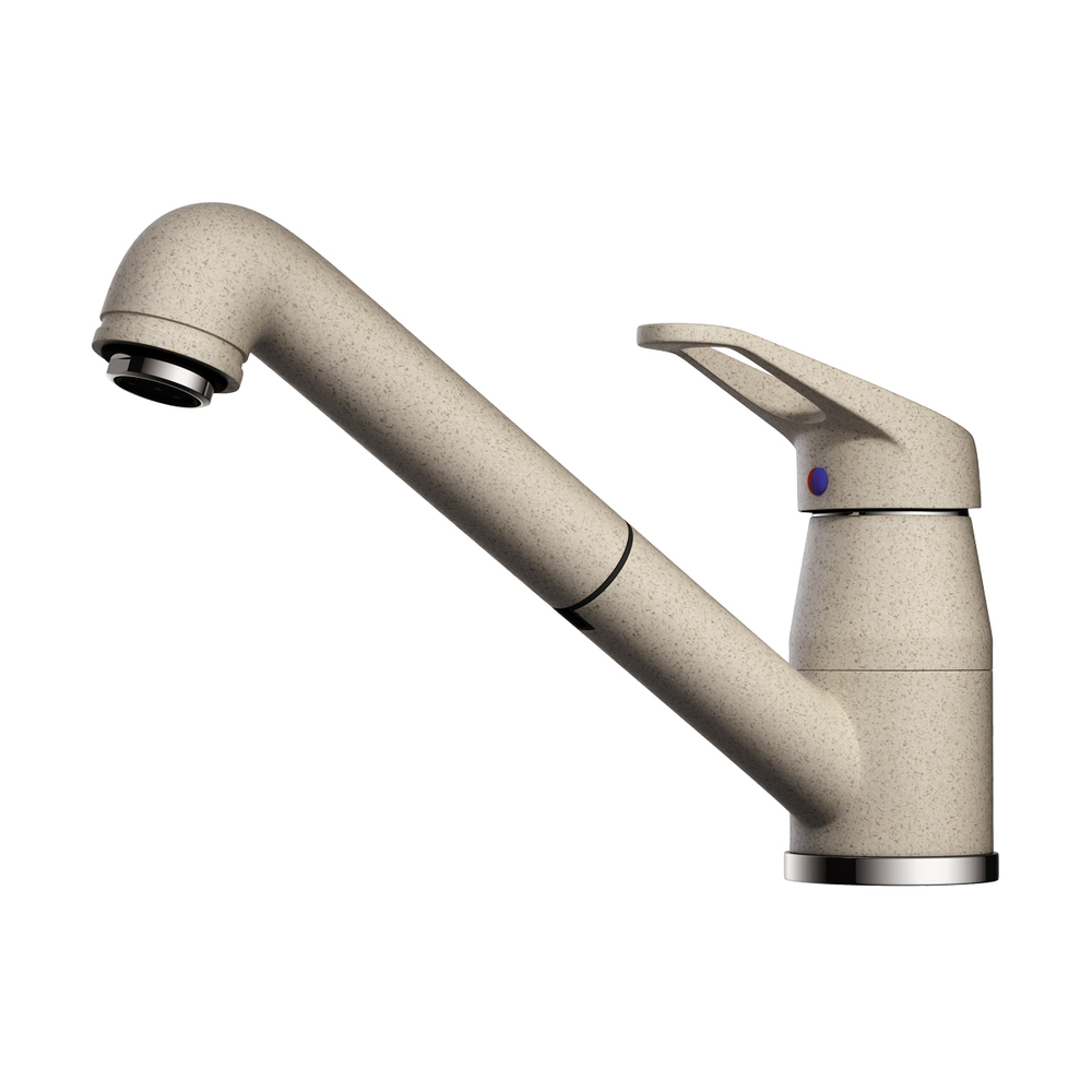 Смеситель для кухни Omoikiri Tateyama-S-SA Бежевый