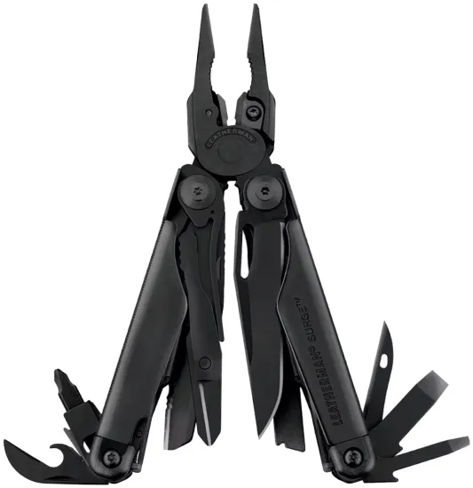 Мультитул пассатижи LEATHERMAN Surge черный