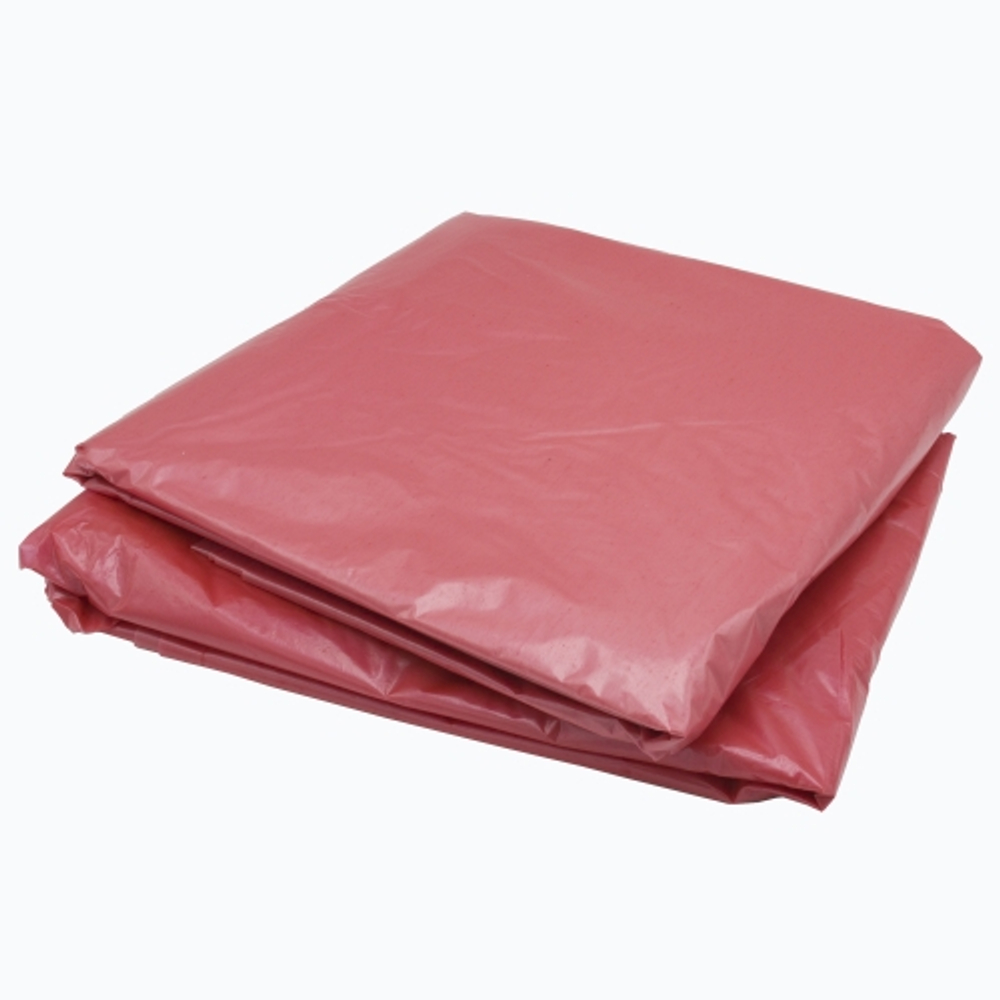 Мешки мусорные в пластах 180л 90х110см 40мкм красные (50/100шт)