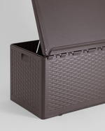 Стол-сундук Кейт пластик 110*55 см 276 л коричневый