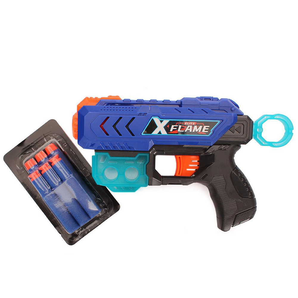 Пистолет с мягк. пулями, коробка JLX7210