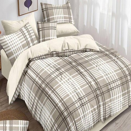 Комплект постельного белья "О. BRUKLIN", поплин, 100% хлопок, Россия.