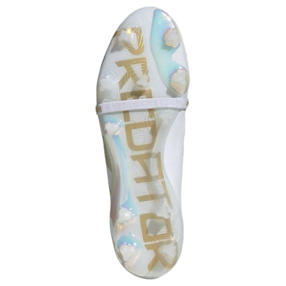 Элитные бутбольные ботинки Adidas PREDATOR низкого качества, белый/золотой Мужской