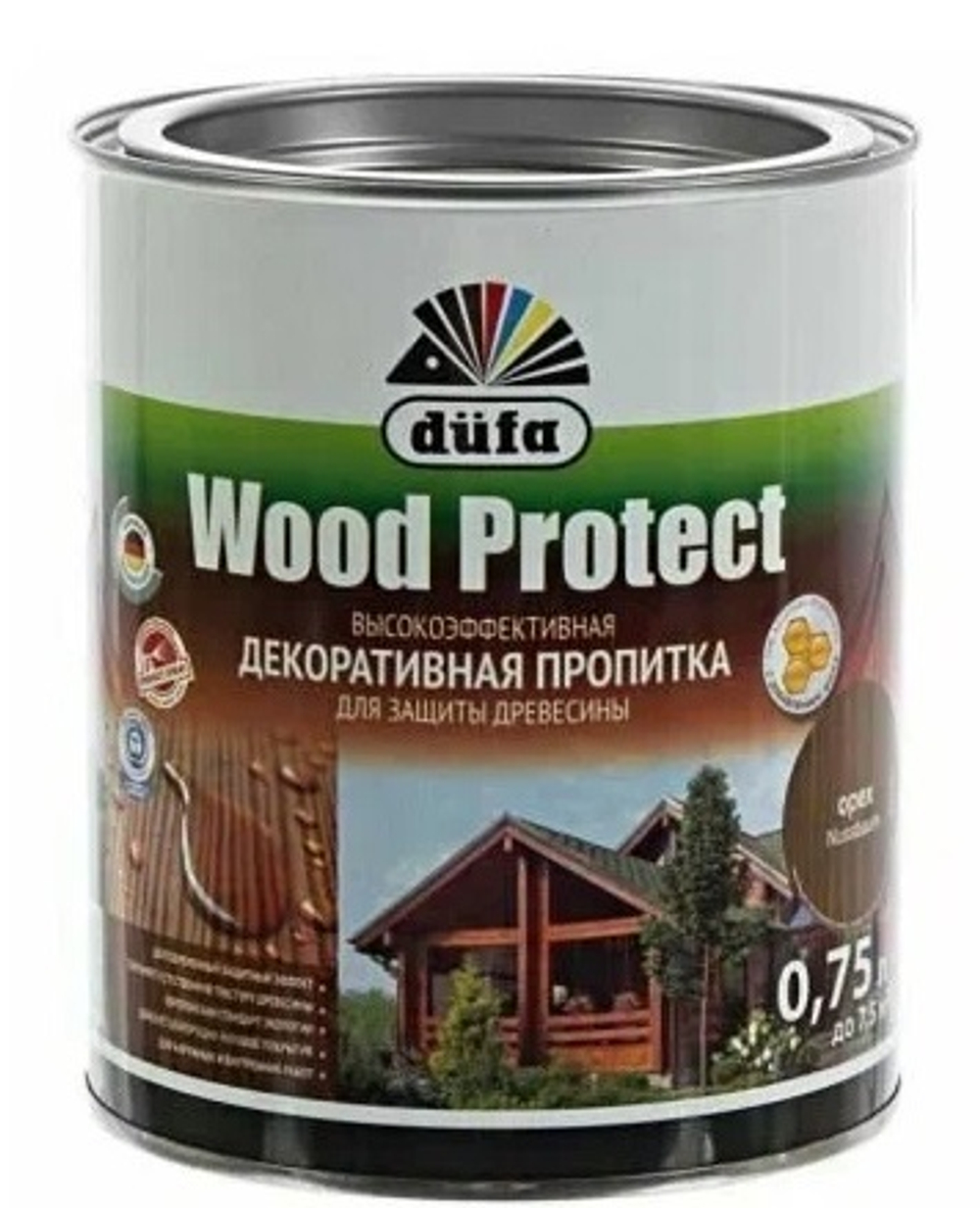 Антисептик Dufa Wood Protect бесцветный 0,75 л
