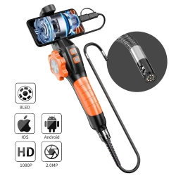 jingleszcn Поворотный эндоскоп 2 Камеры 8.5мм/поворот 360 /HD 1080P автомобильная камера Кабель 1 м Android,IOS