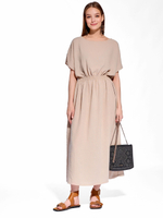 Платье женское летнее длинное из вискозы (повседневное, пляжное, городское)