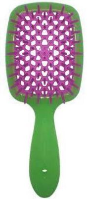 Расческа для волос JANEKE SuperBrush The Original зеленый с фиолетовым