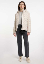 Куртка Frieda Freddies 3704 молочно-серый прострочка волна