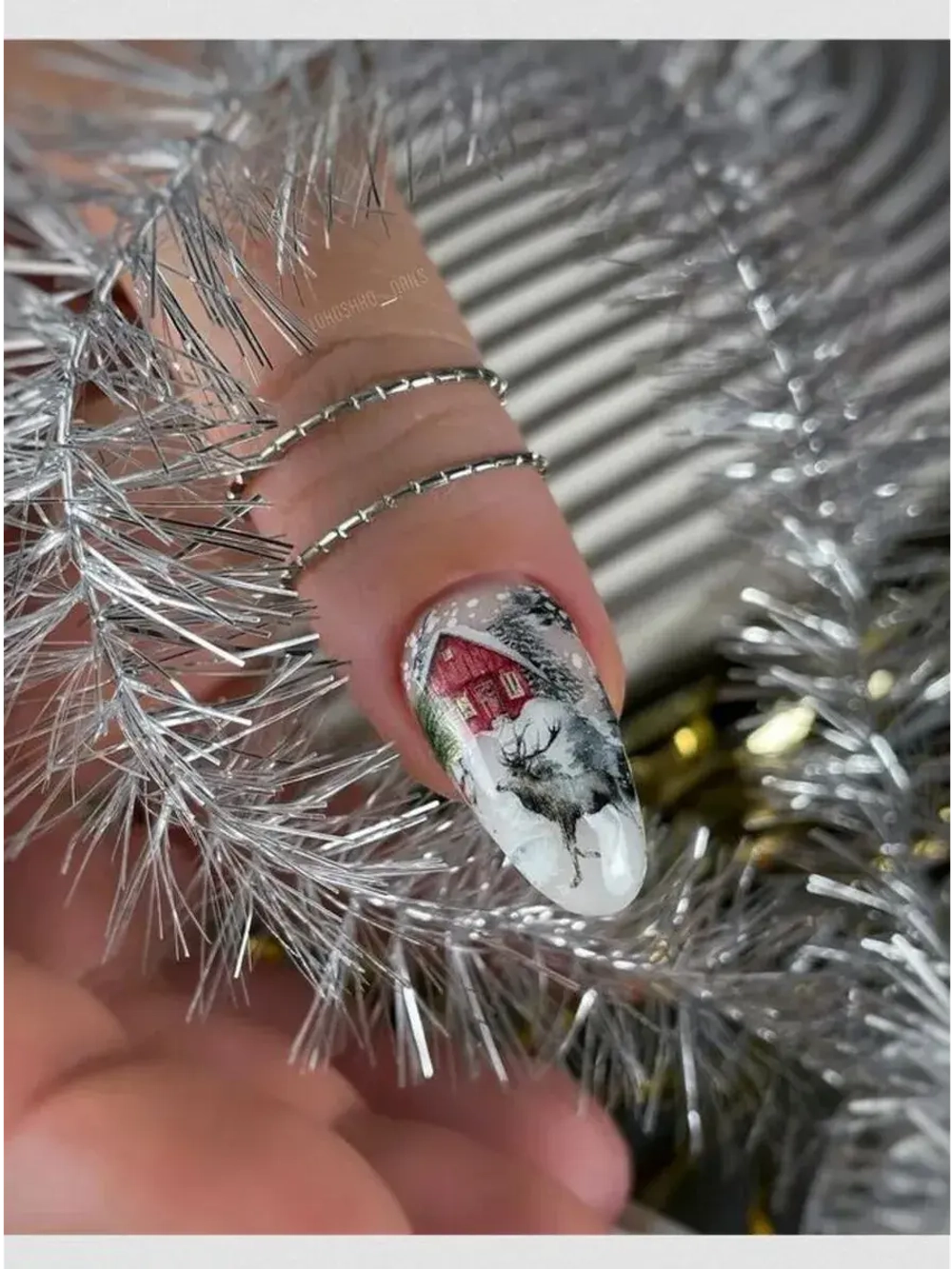 Lucky Rose Слайдеры наклейки для ногтей Foil 163