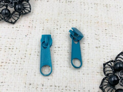 Бегунок спираль, галантерейный Т6, №275 морская волна