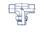 Штуцер FRGT BSP 3/8" BSP 1/4"