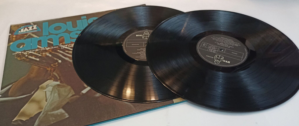 Винтажная виниловая пластинка Louis Armstrong The Jazz Collection Vol.1 1923 1925 (Germany 1986)