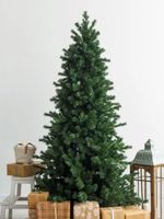 елка искусственная узкая "Леман" премиум (литая+пвх)