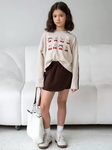 Костюм детский с юбкой-шорты