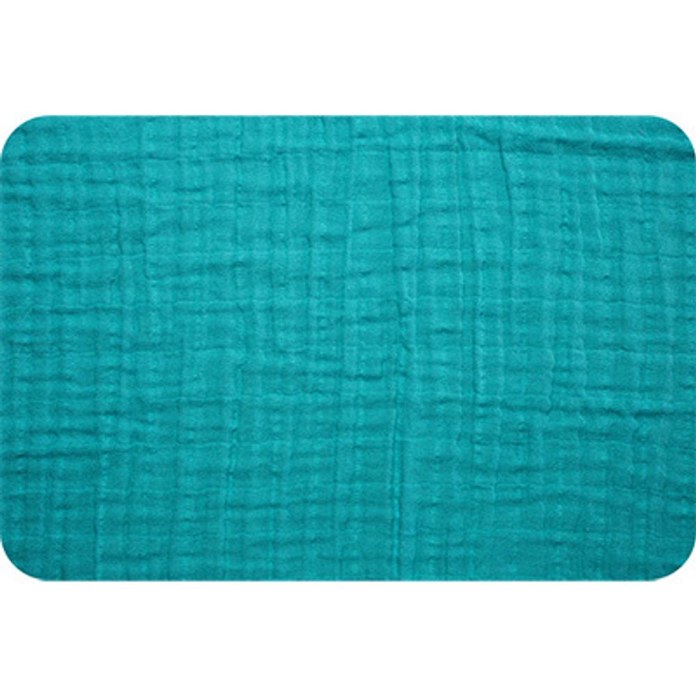 Ткань для пэчворка Peppy Марлевка Solid Embrace, отрез 100х125 см, 120 г/м², TEAL, Shannon Fabrics Ткань для пэчворка Peppy Марлевка Solid Embrace, отрез 100х125 см, 120 г/м², TEAL, Shannon Fabrics